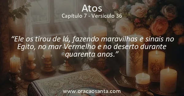 Atos 7:36