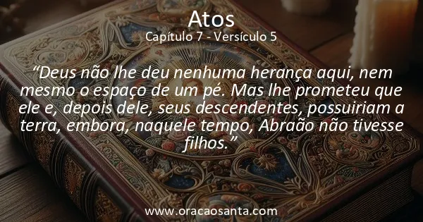 Atos 7:5