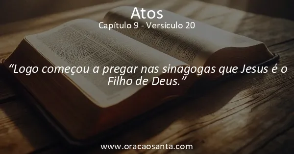 Atos 9:20