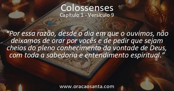 Colossenses 1:9