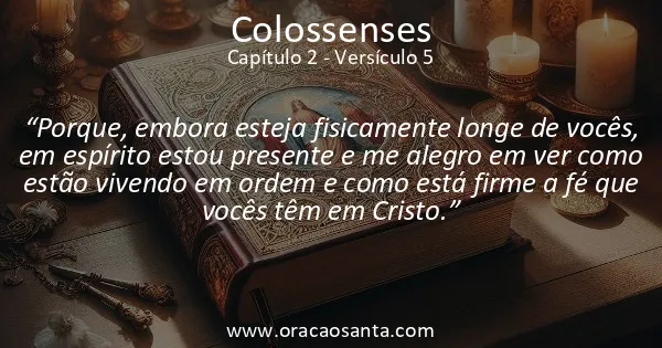 Colossenses 2:5