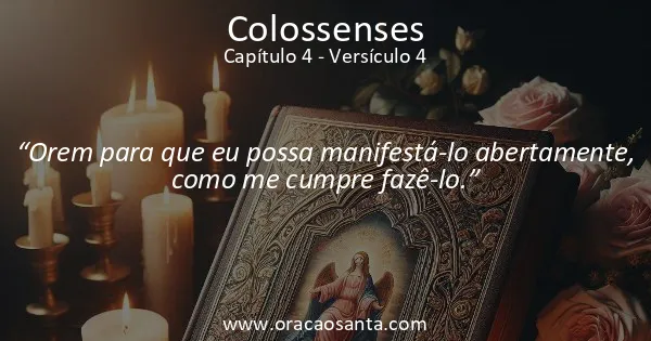 Colossenses 4:4
