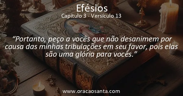 Efésios 3:13