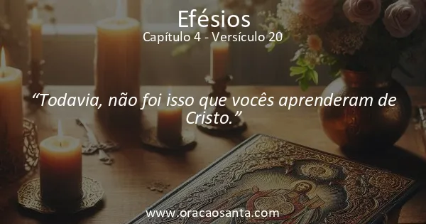 Efésios 4:20