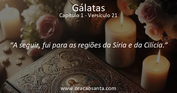 Gálatas 1:21