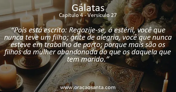 Gálatas 4:27