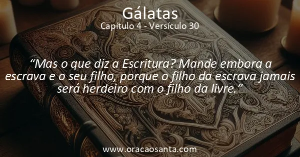 Gálatas 4:30