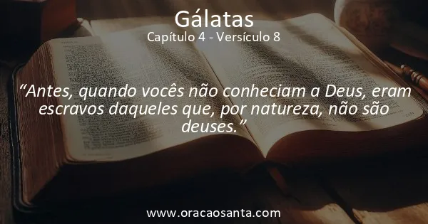 Gálatas 4:8