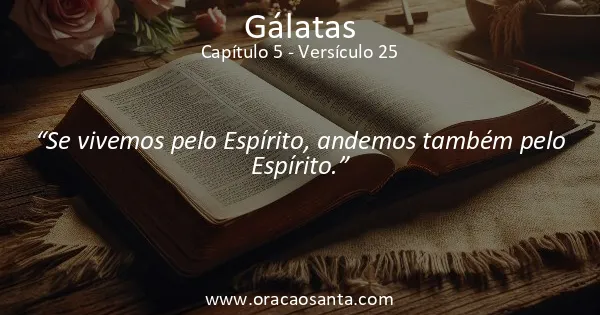 Gálatas 5:25