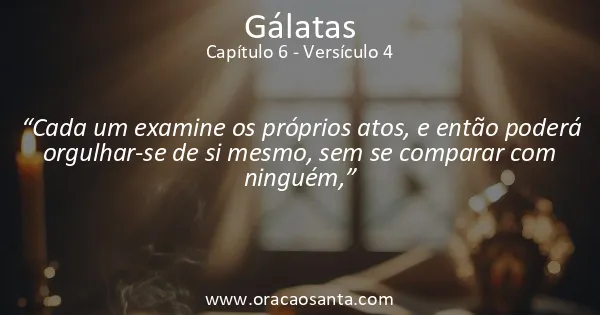 Gálatas 6:4