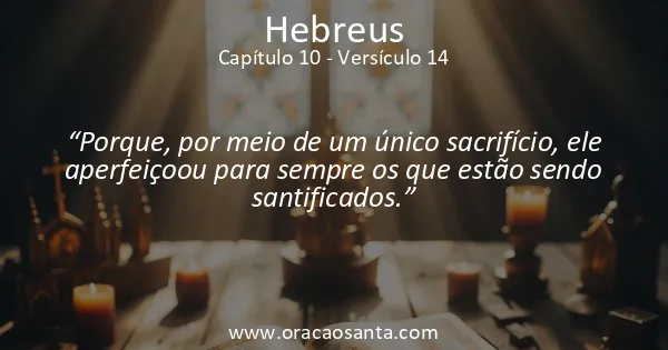 Hebreus 10:14