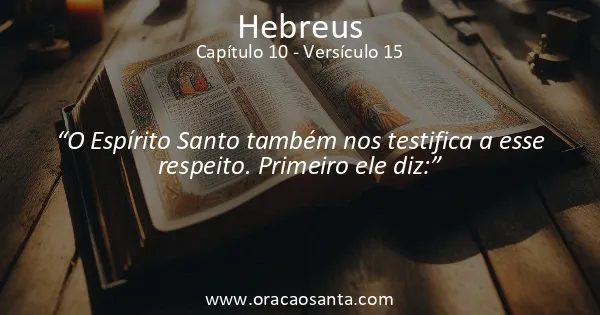 Hebreus 10:15