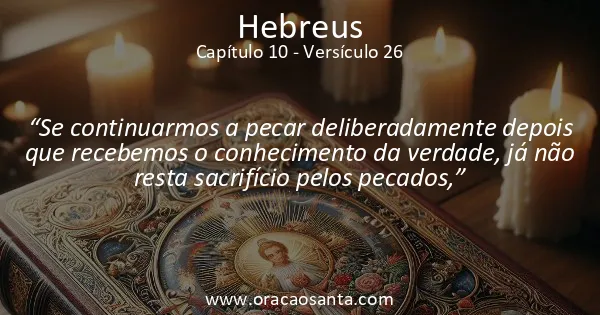 Hebreus 10:26