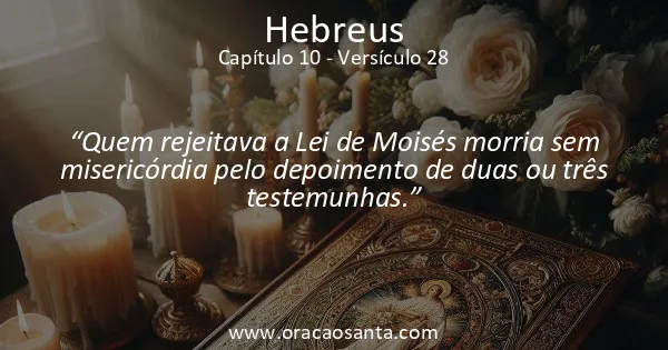 Hebreus 10:28