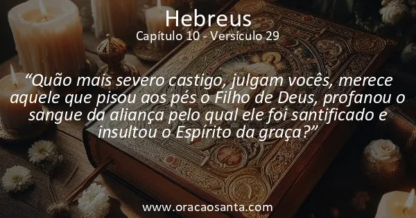 Hebreus 10:29
