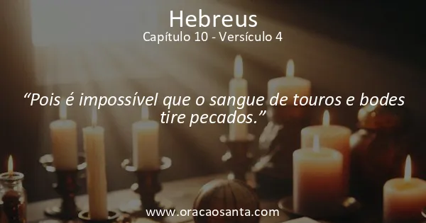 Hebreus 10:4