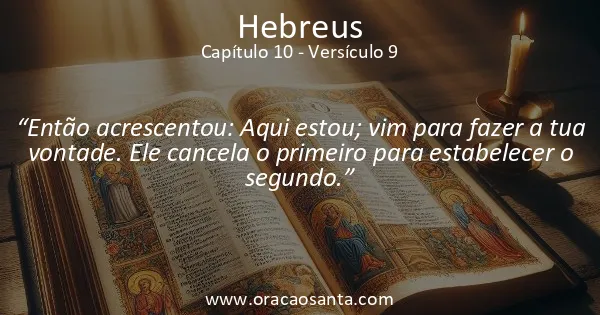 Hebreus 10:9