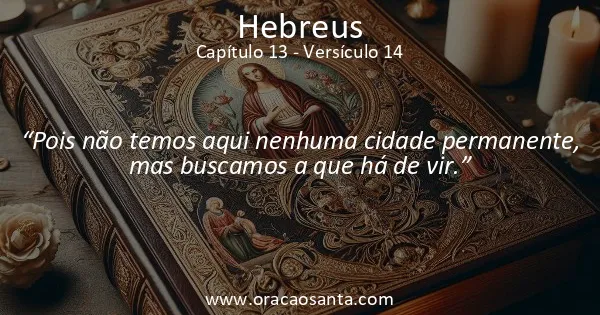 Hebreus 13:14
