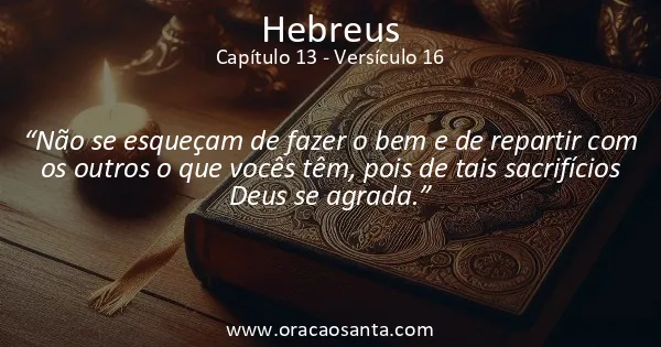 Hebreus 13:16