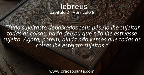 Hebreus 2:8