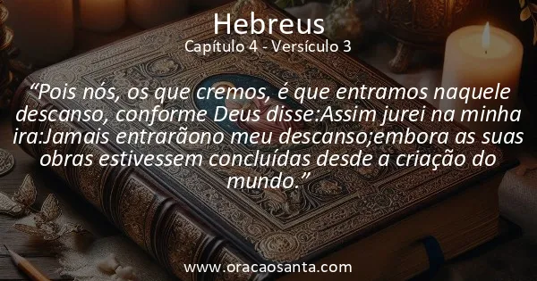 Hebreus 4:3