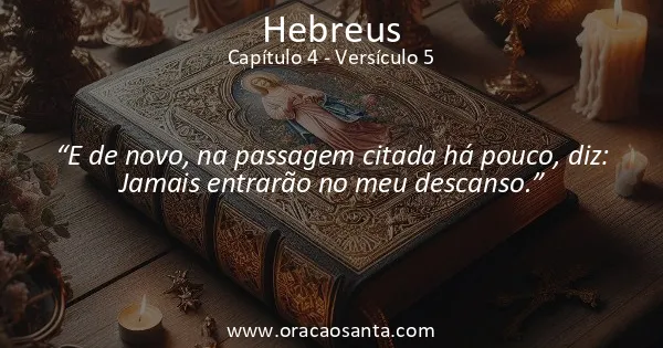 Hebreus 4:5