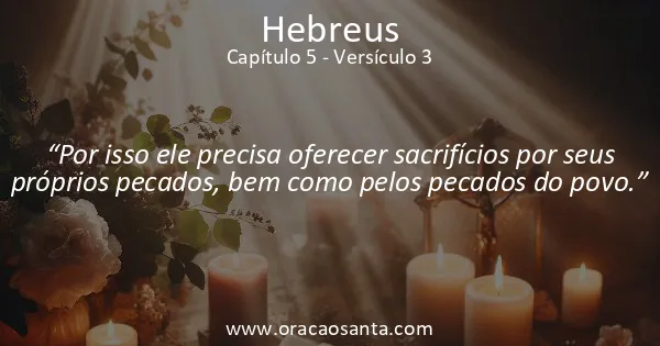 Hebreus 5:3