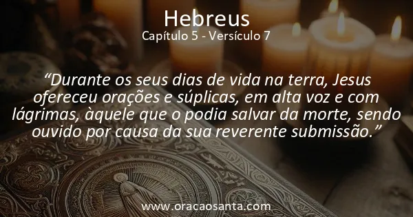Hebreus 5:7