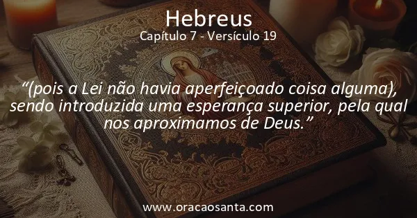 Hebreus 7:19