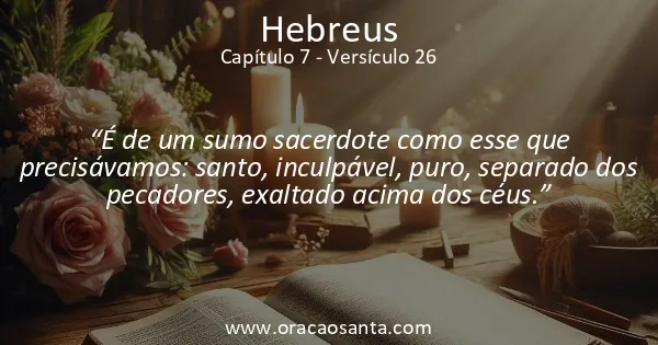 Hebreus 7:26