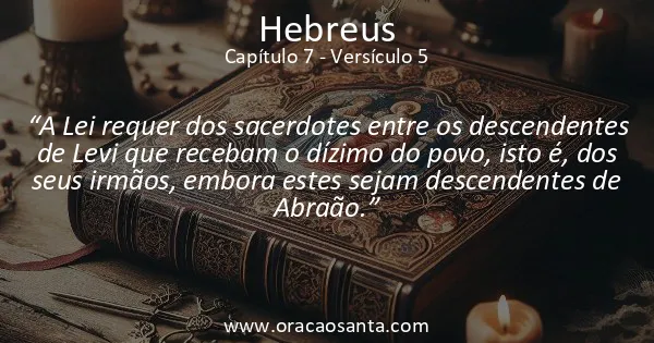 Hebreus 7:5