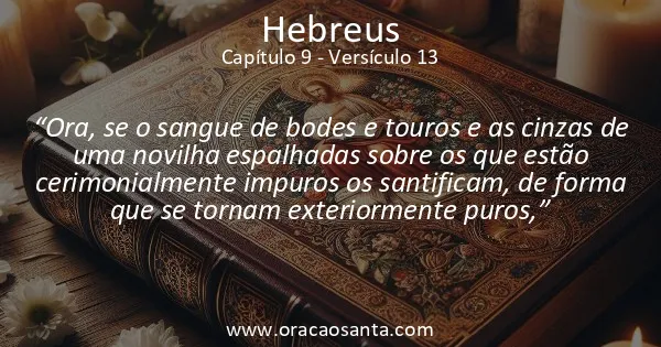 Hebreus 9:13