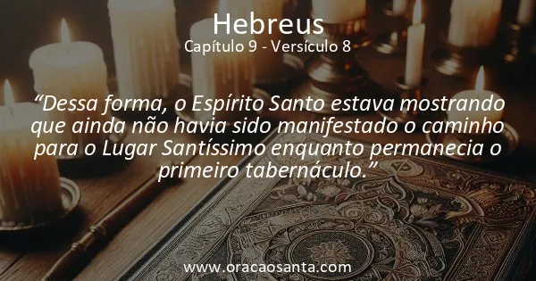 Hebreus 9:8
