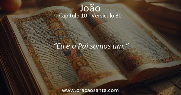 João 10:30