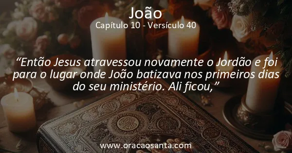 João 10:40