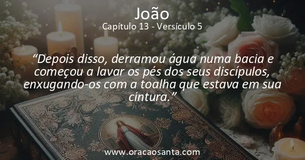 João 13:5