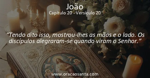 João 20:20