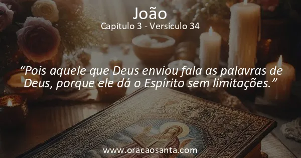 João 3:34