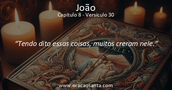 João 8:30