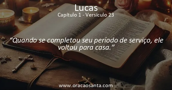 Lucas 1:23