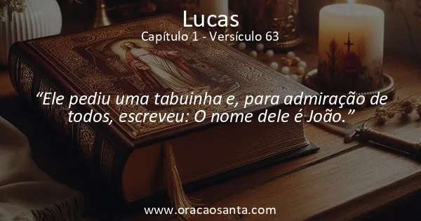 Lucas 1:63