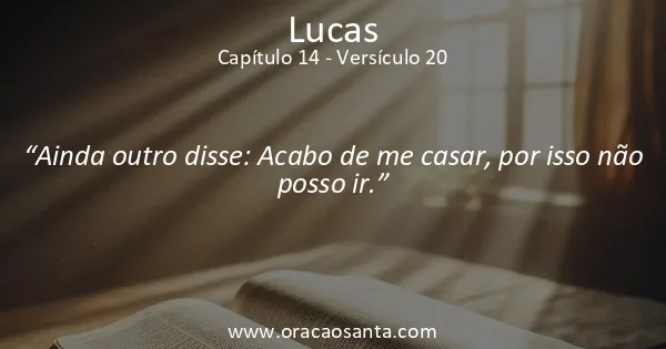 Lucas 14:20