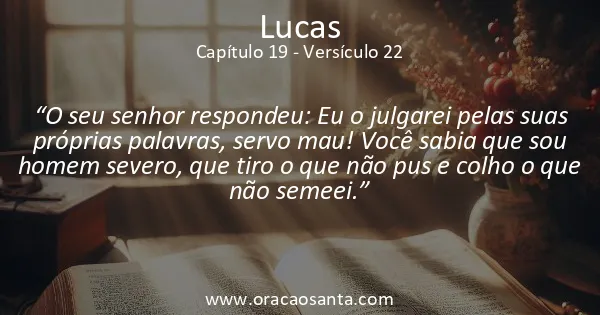 Lucas 19:22