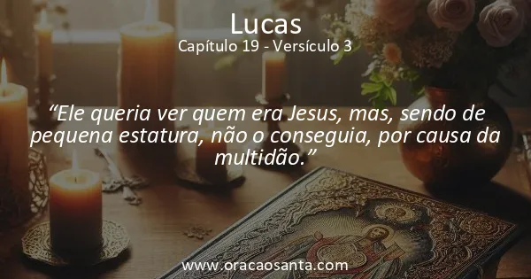 Lucas 19:3