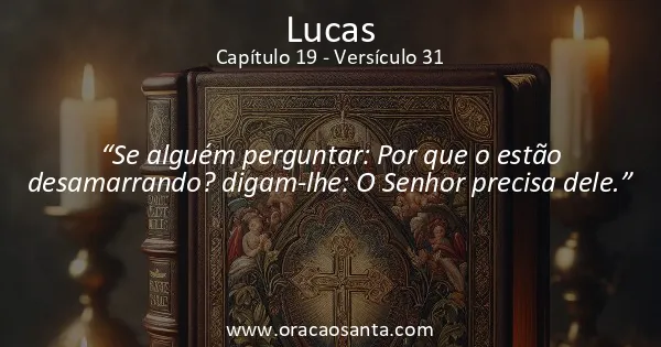 Lucas 19:31