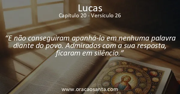Lucas 20:26
