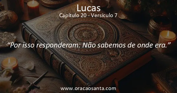 Lucas 20:7
