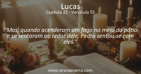Lucas 22:55