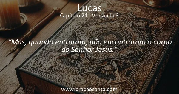 Lucas 24:3