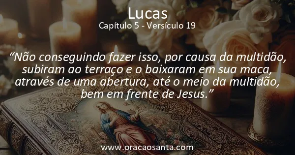 Lucas 5:19